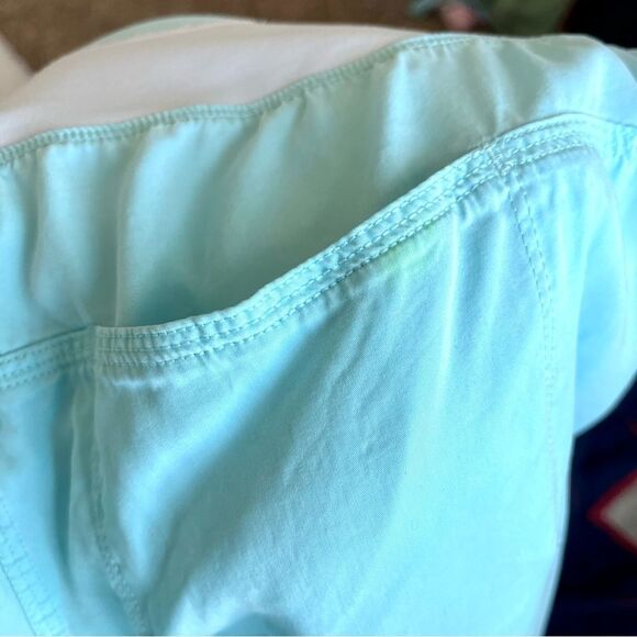 Lululemon Serene Loose Fit Pants Aqua Blue Size 10 - Picture 3 of 7
